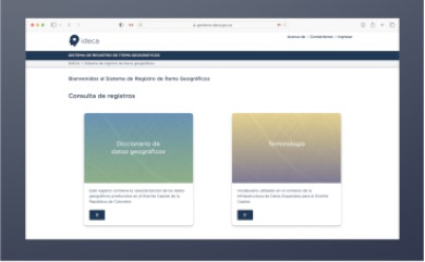 Registro de Ítems Geográficos