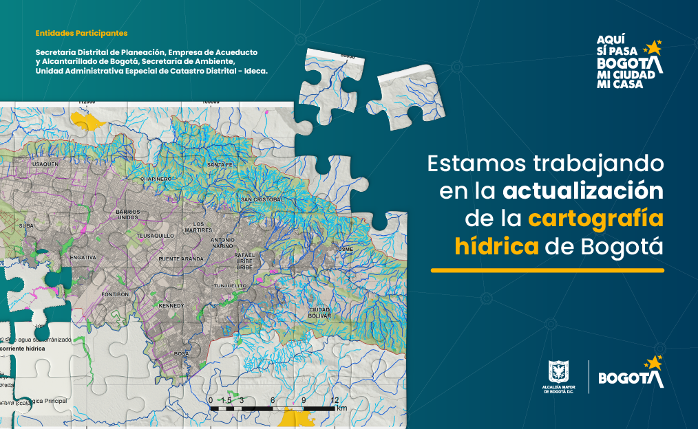 Banner Actualización Cartografía Sistema Hídrico Distrital