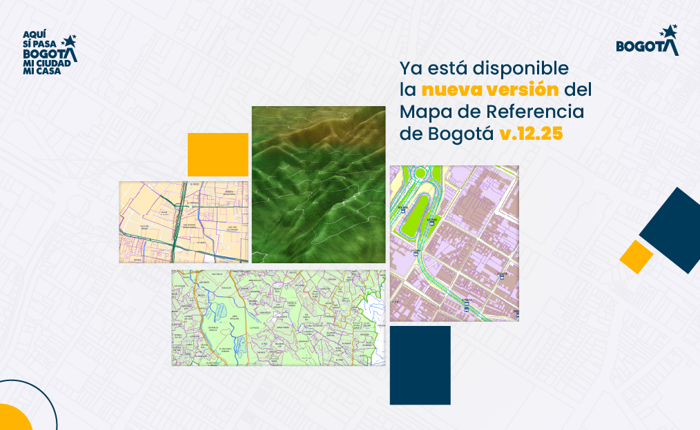Mapa de referencia para Bogotá D.C.