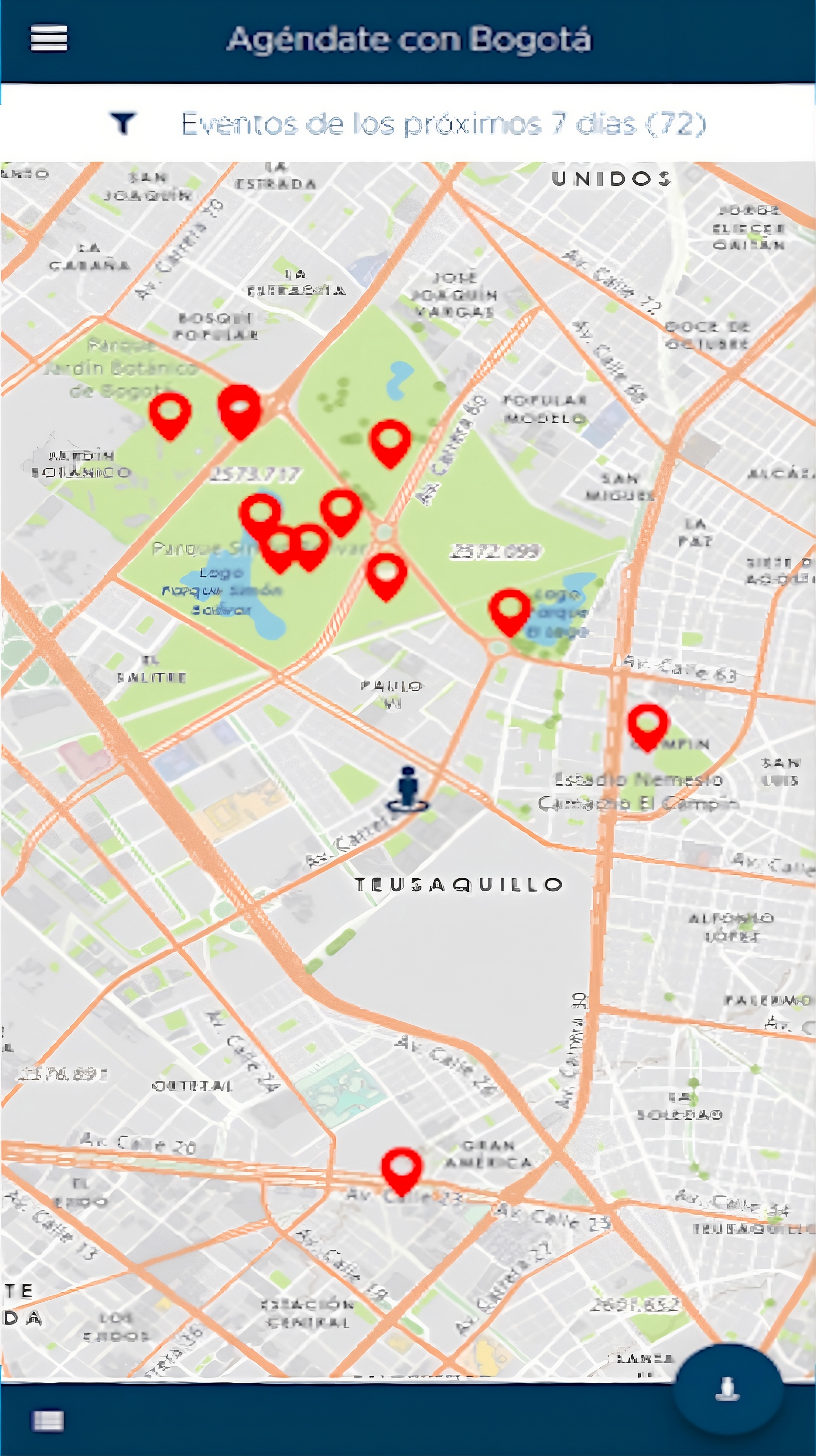 Ubicación de eventos