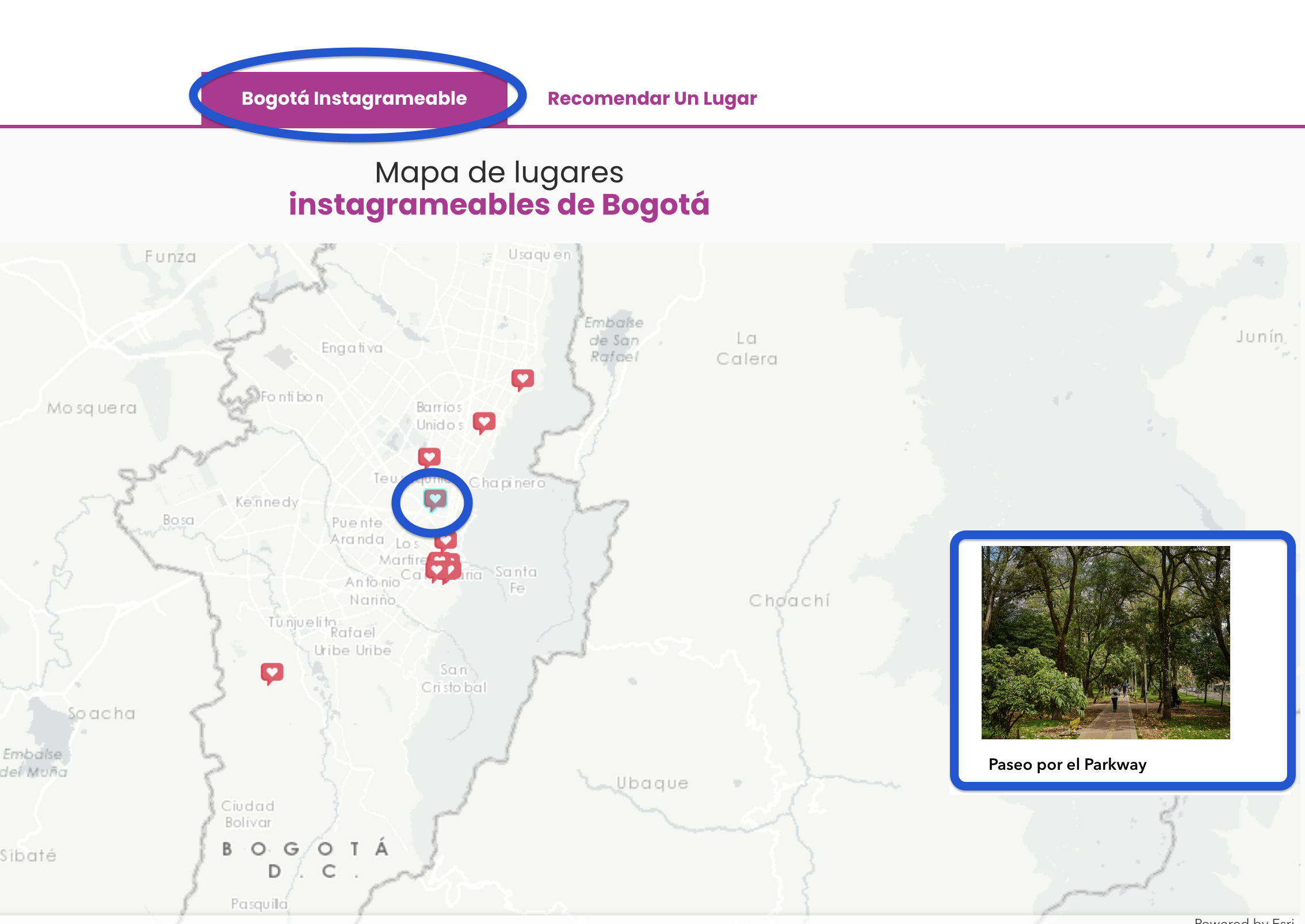 Bogotá instagrameable