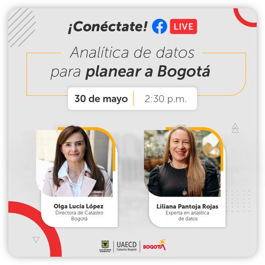 Facebook Live Analítica de Datos para planear a Bogotá