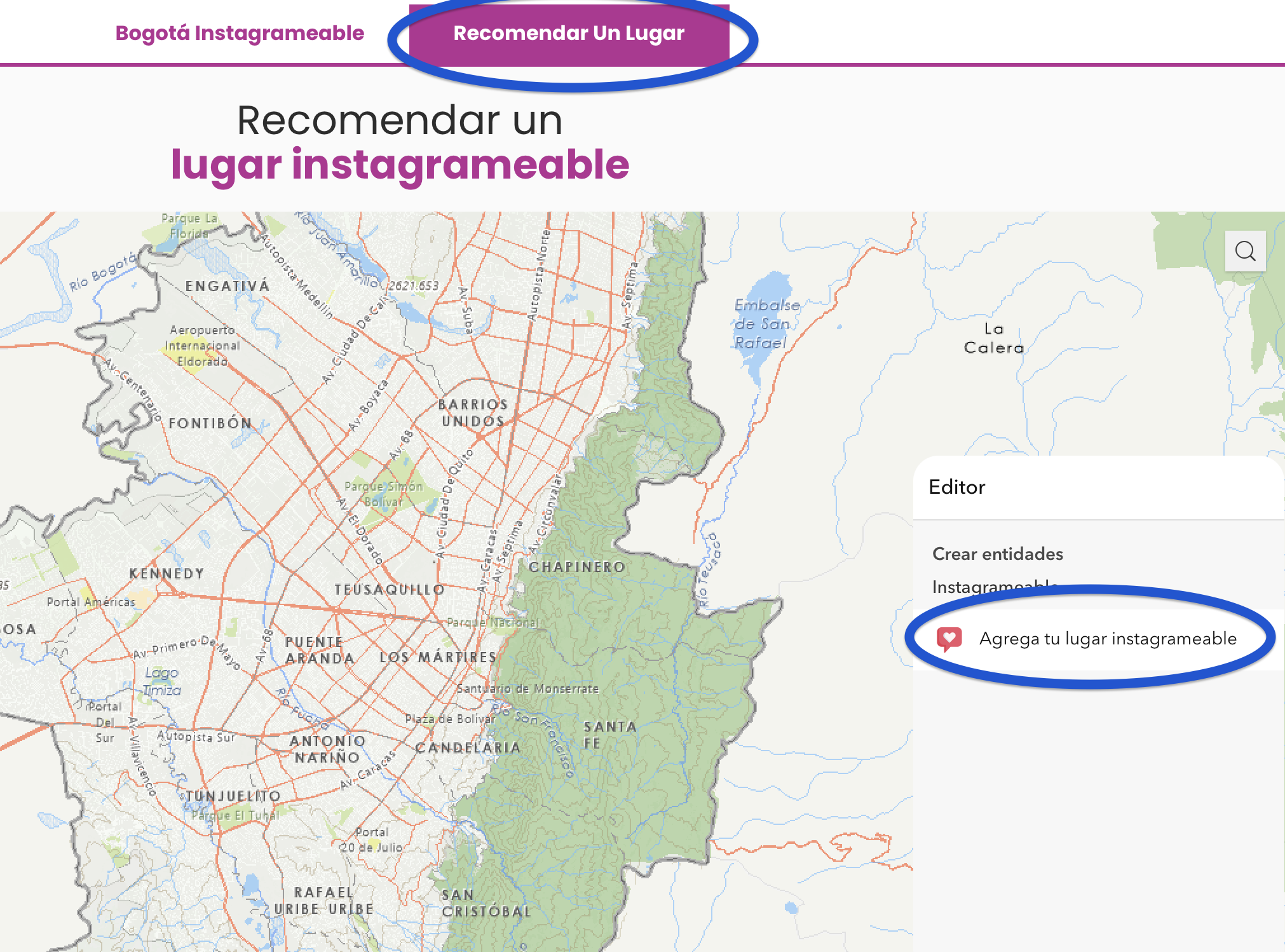 Bogotá instagrameable