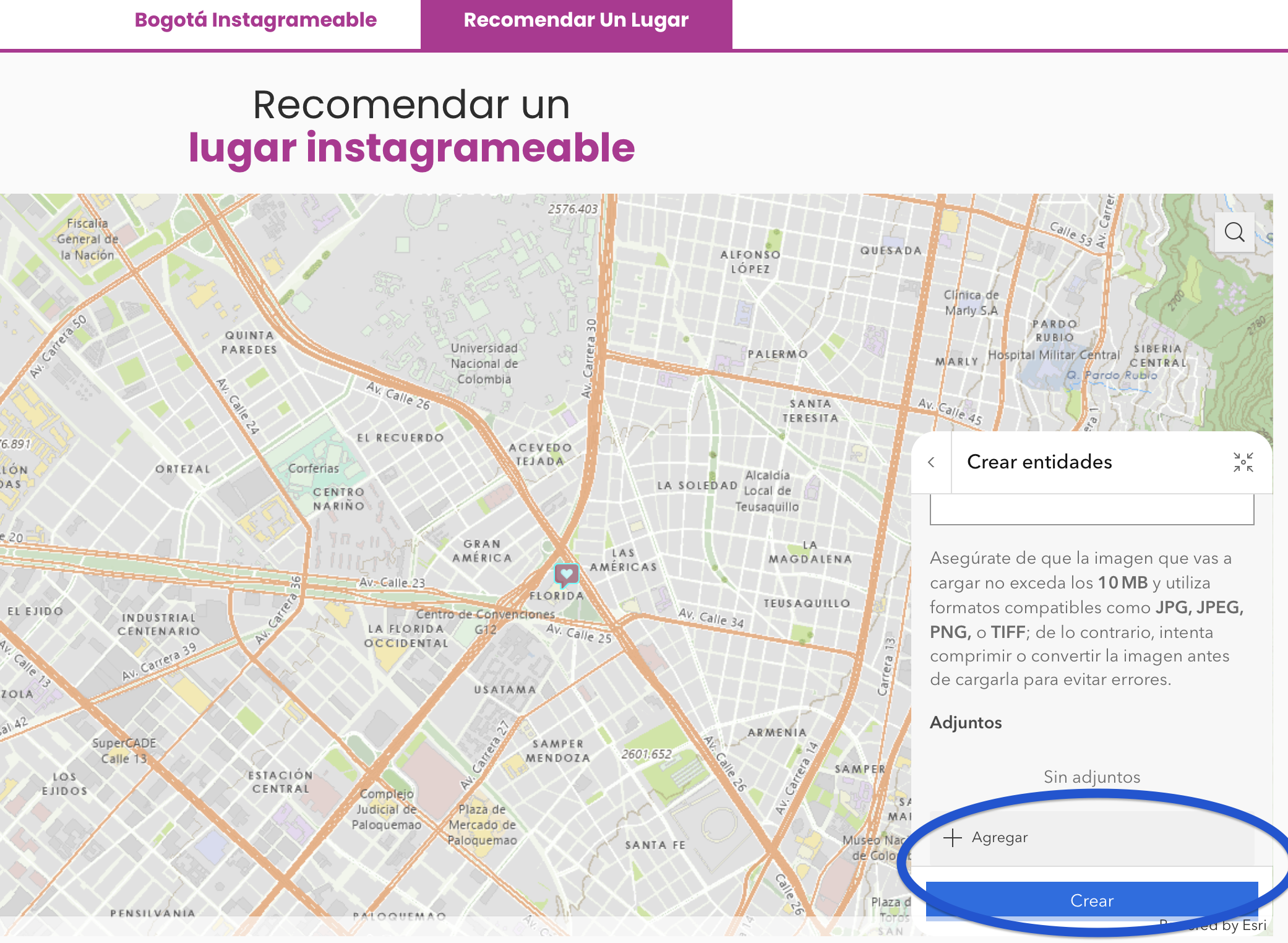 Bogotá instagrameable