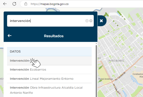 Seleccionar Mapa Mapas Bogotá