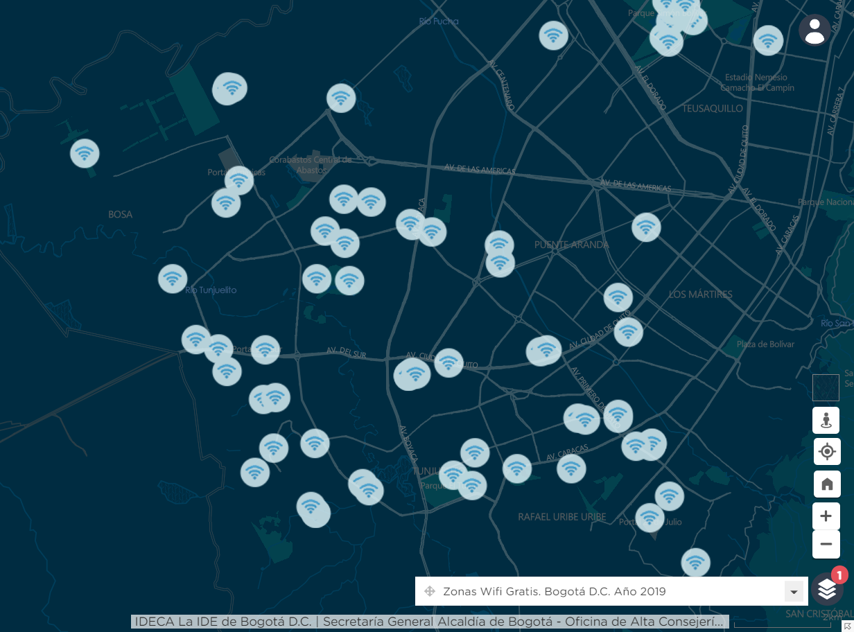 Puntos_WifiGratuitosBogota